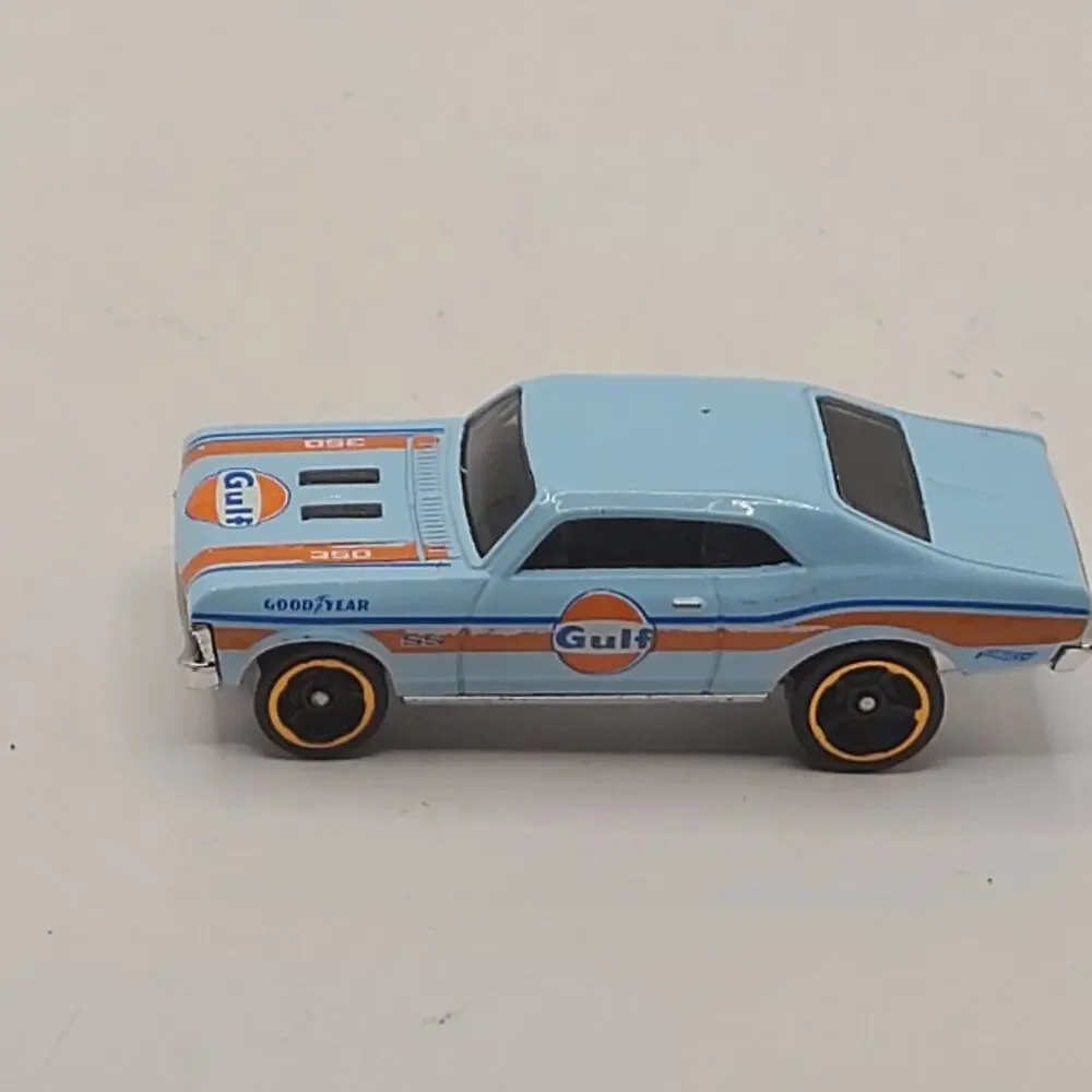 Hot Wheels - 1968 Chevy Nova - Blue - HW Speed Graphics Gulf - 67/250